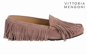 Vm Scotty Mauve High Suede Loafers