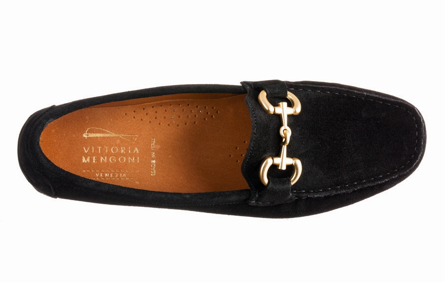 Vm Sensible Black Boston Loafers