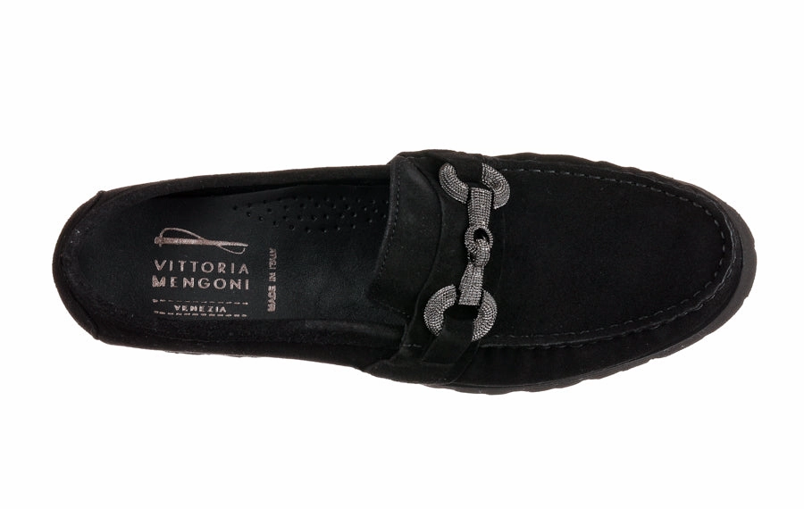 Vm Writer Black Loafers With White Socks