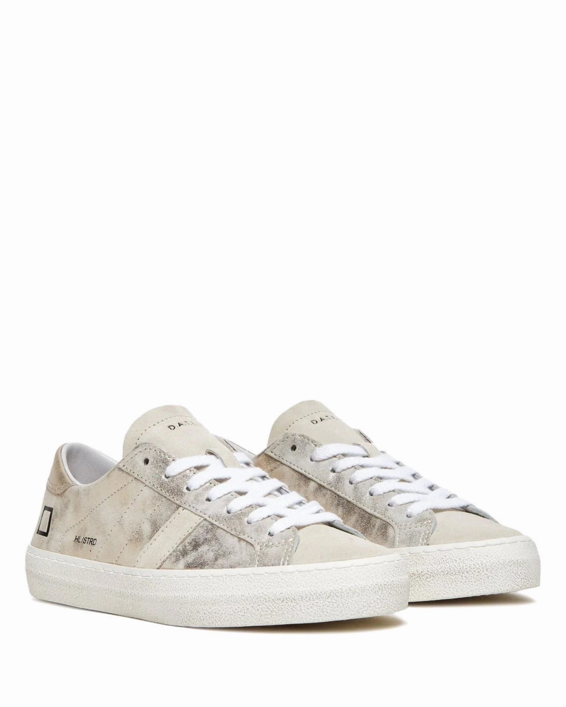 W Hill Low Stardust Platinum Leather Yonex Tennis Shoes