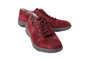 WAL EIKE RED Brogue Ankle Booties