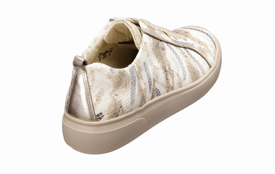 Wal Goldtouch Silver Leather Brogues