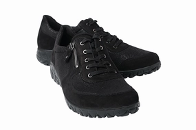 WAL GOYA BLACK Green Suede Brogues