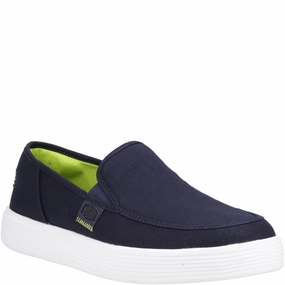 Skate Shoes Casually HEYDUDE Sunapee Canvas Shoe
