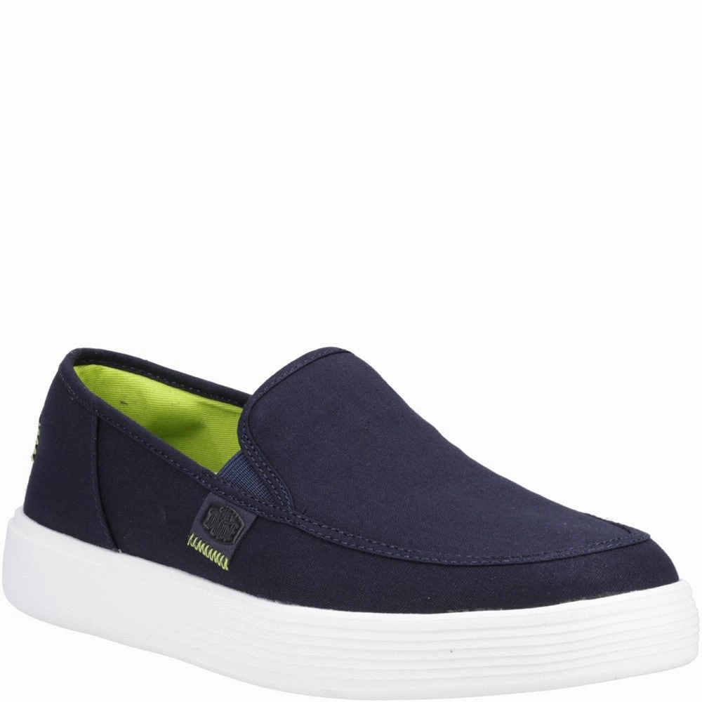 Casual Spd Compatible Shoes HEYDUDE Sunapee Canvas Shoe