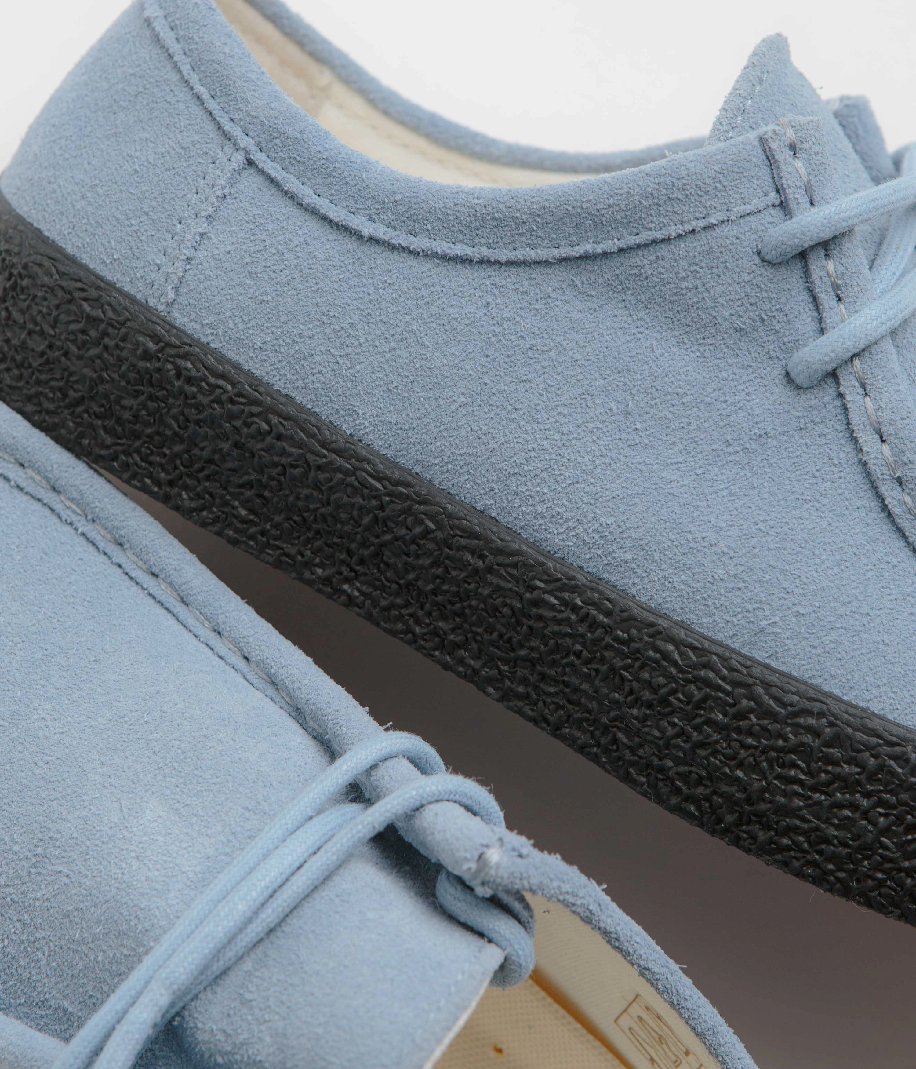 Last Resort AB VM006 Moc Shoes - Dusty Blue / Black Leather Casual Dress Shoes