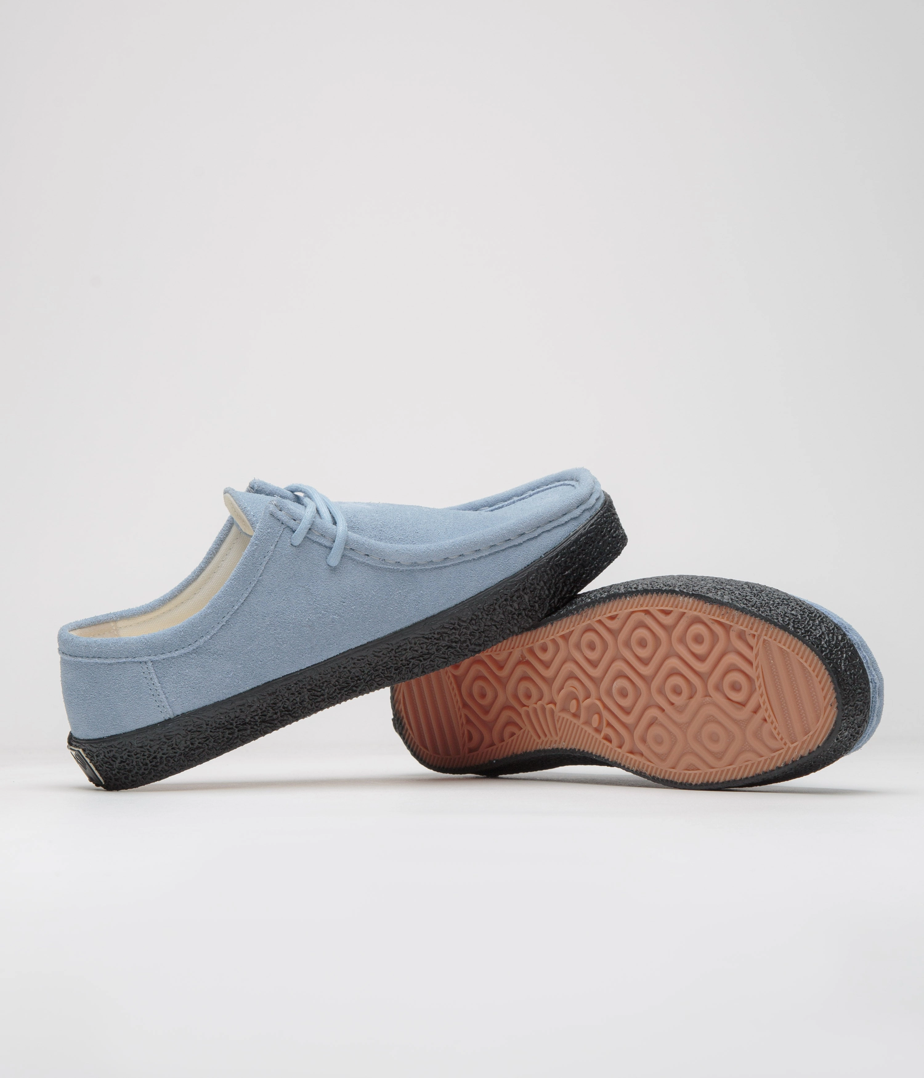 Last Resort AB VM006 Moc Shoes - Dusty Blue / Black Wearing Running Shoes Casually