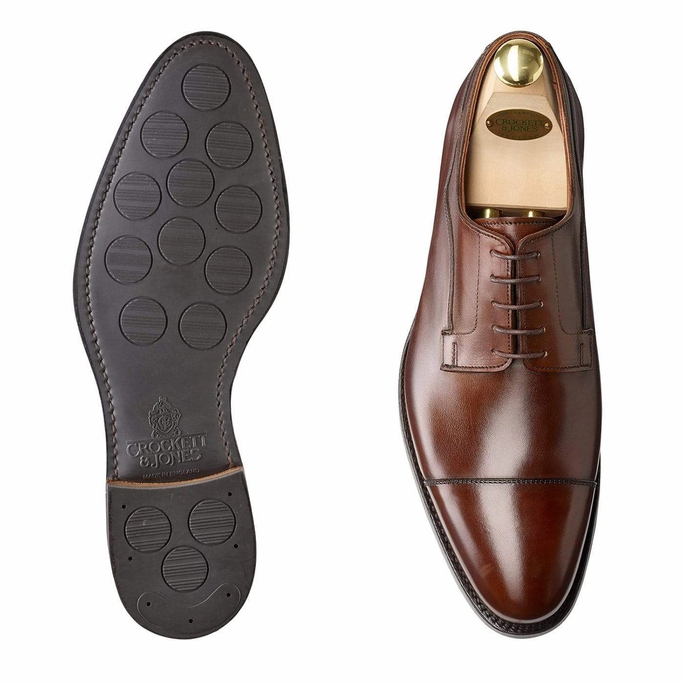 Walton 2 Beechnut Antique Calf Lace Up Leather Shoes