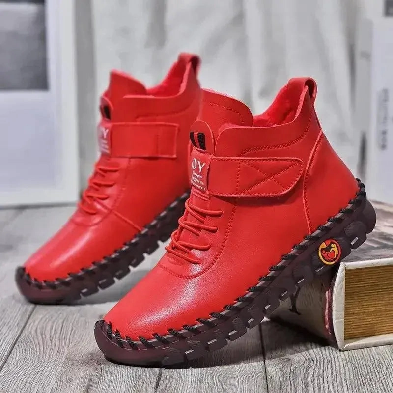 Chucky Heel Ankle Snow Boots