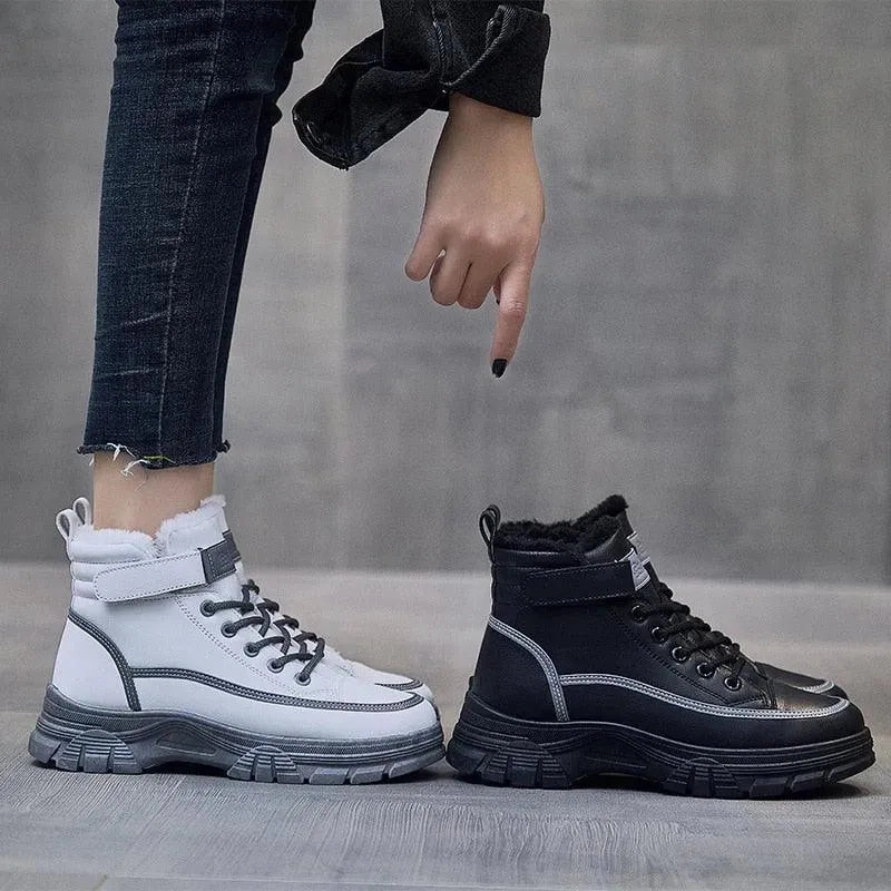 Warm Thick Sneaker Boots Alegria Paloma Mary Jane Shoes