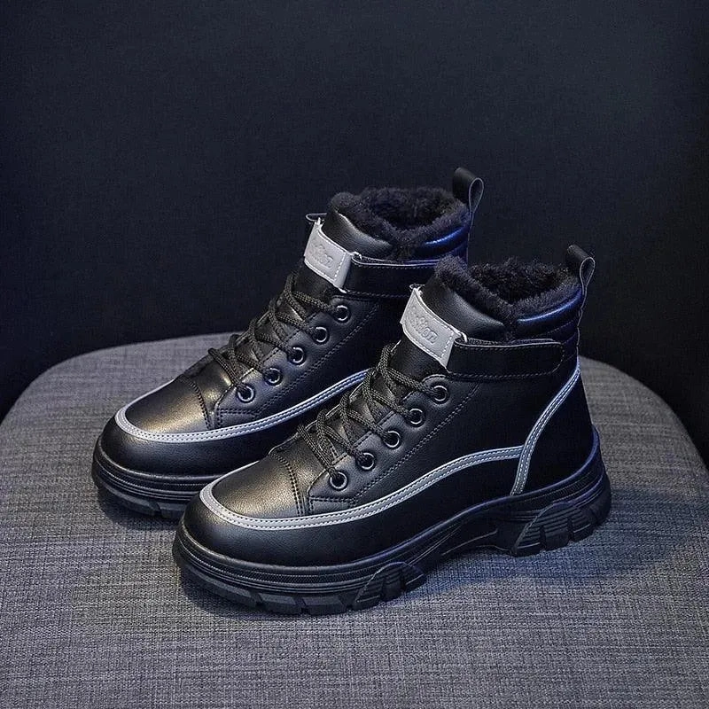 Teva Niyama Flat Mary Jane Shoes Warm Thick Sneaker Boots