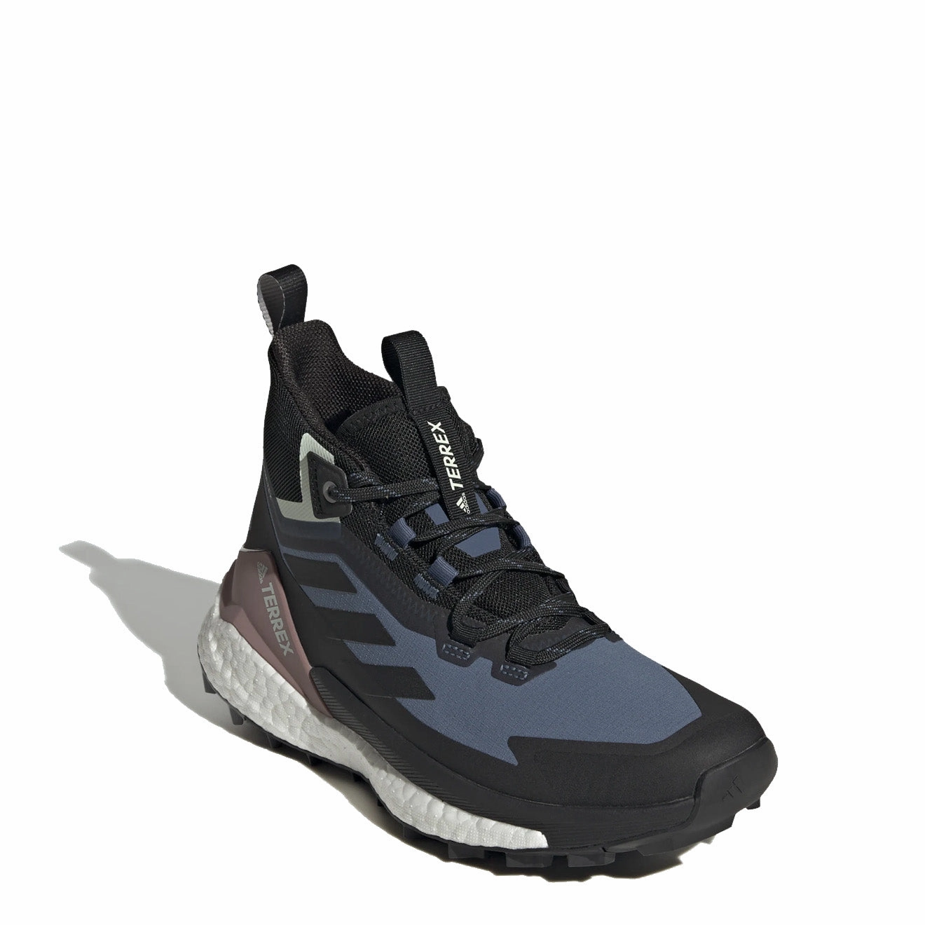 Mountrek Hiking Shoes Adidas Terrex Womens Free Hiker 2 Gore-Tex Hiking Shoes Wonder Steel / Core Black / Linen Green