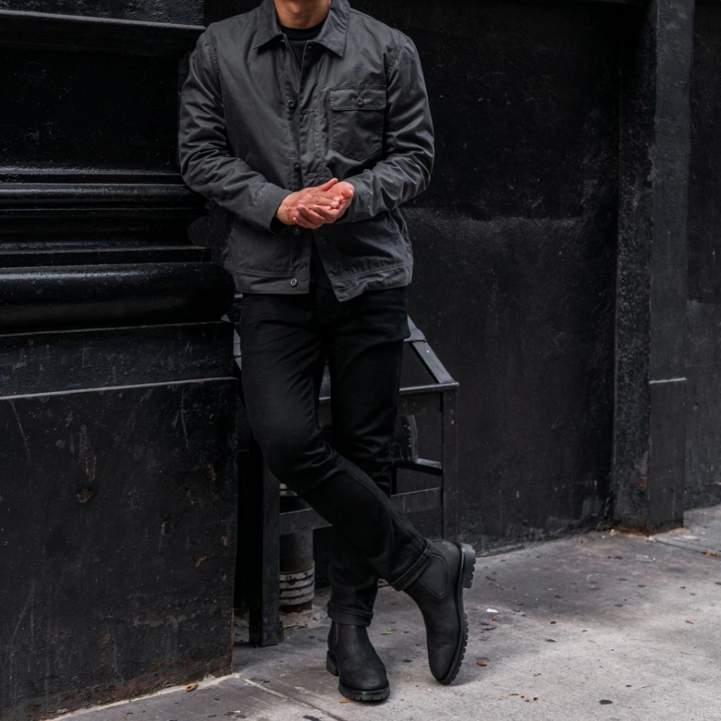 Waxed Canvas Field Jacket | Charcoal Shoes Casual Summer