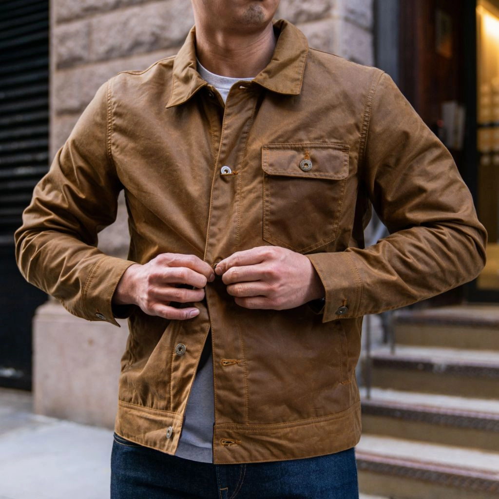 Casual Shoes Online Sale Waxed Canvas Field Jacket | Khaki