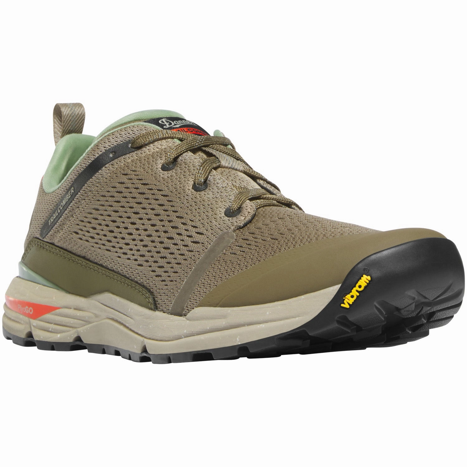 Hiking Shoes Vancouver Danner Mens Trailcomber Timberwolf/Cargo Green Knit Hiking Shoes