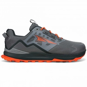 Men's Altra Lone Peak All-WTHR Low 2, Gray/Orange, 9 D Medium Best Shoes For Trails