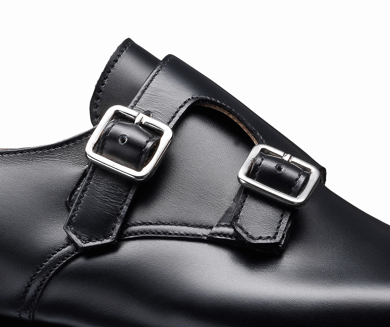 Brogues Wedge Sole Ruby Black Calf