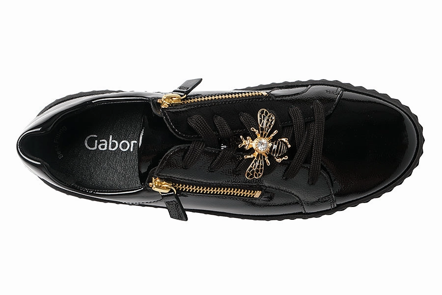 GAB KAY BLACK Made In England Brogue