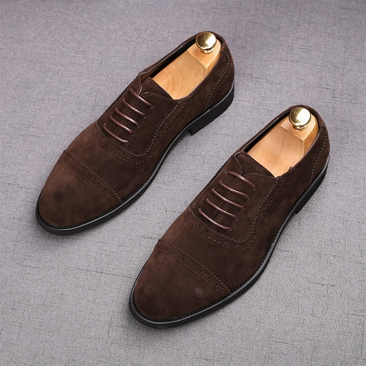 Oxfords Not Brogues Kingsman Scene West Louis Lace-up Italian Stylist Flat Formal Oxfords Shoes