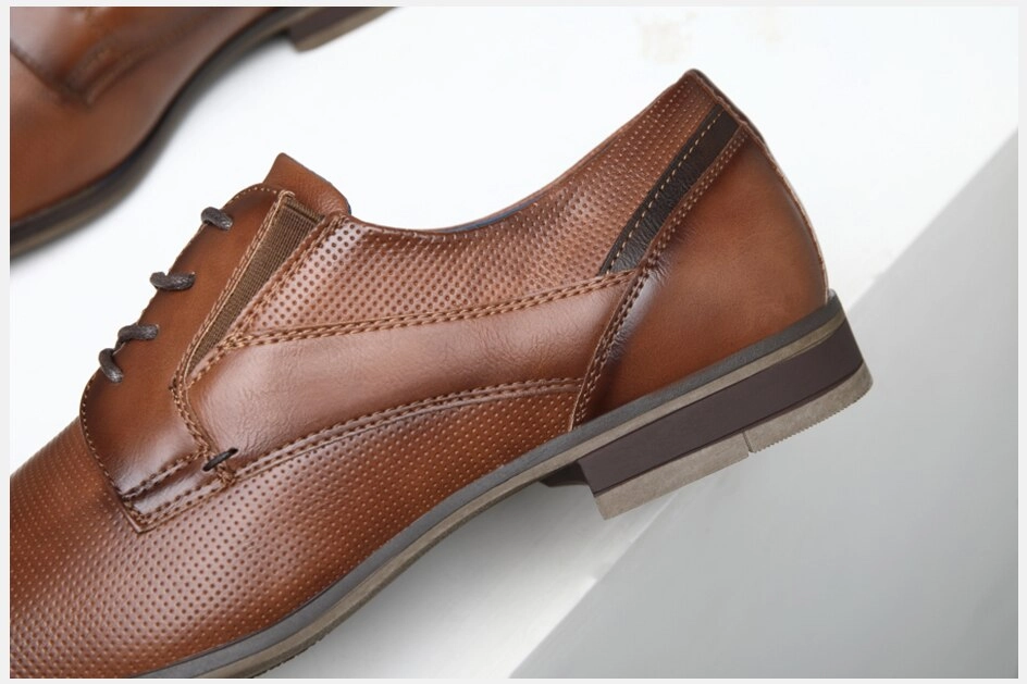 Custom Oxford Shoes West Louis Men's Classic Leather Business Casual Oxford Shoes