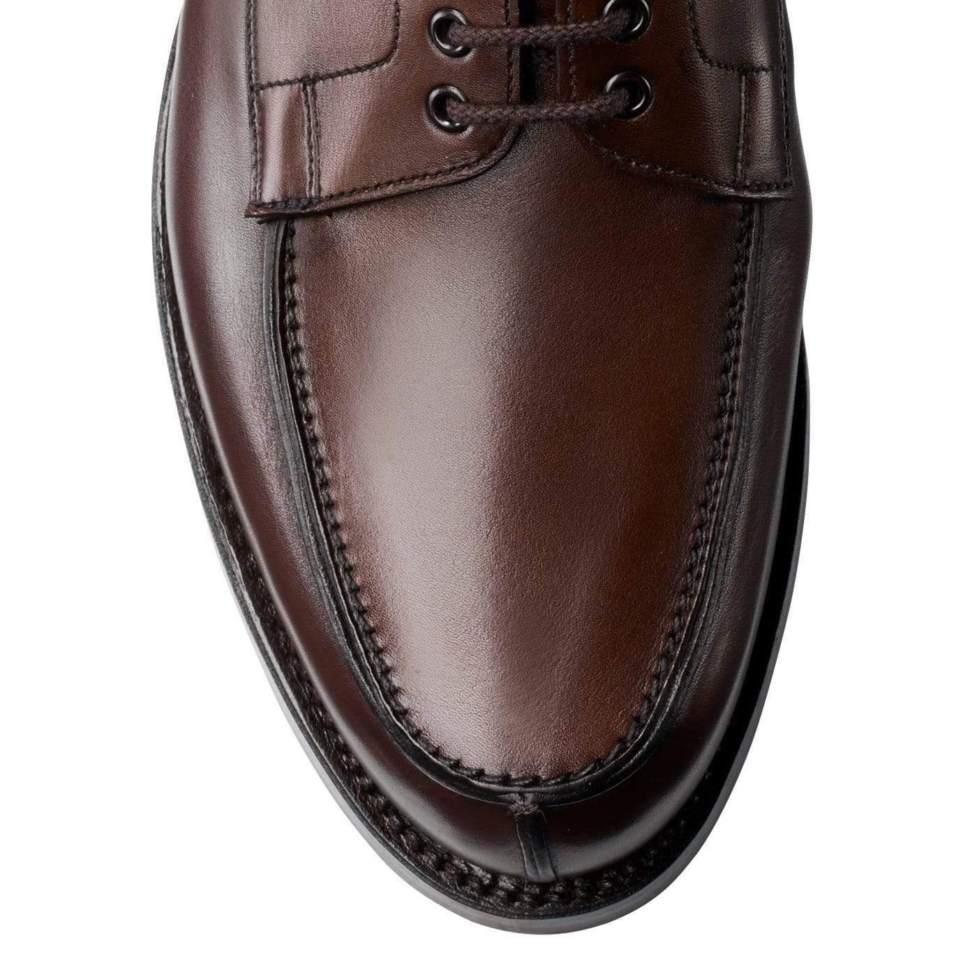 Wexford Dark Brown Wax Calf Gucci Lace Up Shoes
