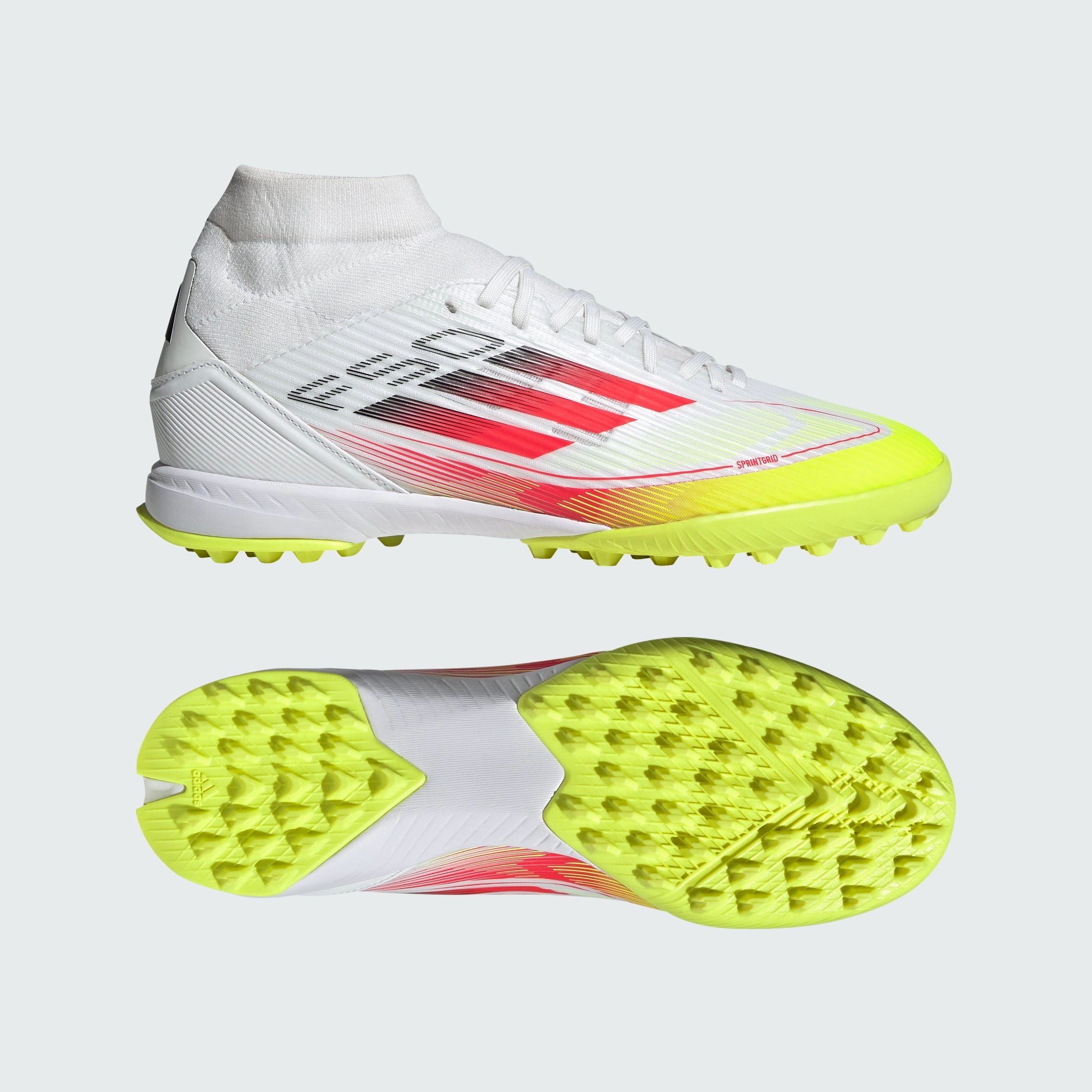 Women's adidas F50 League Mid-Cut Turf Soccer Shoes Soccer Cleats Vs Flag Football Cleats