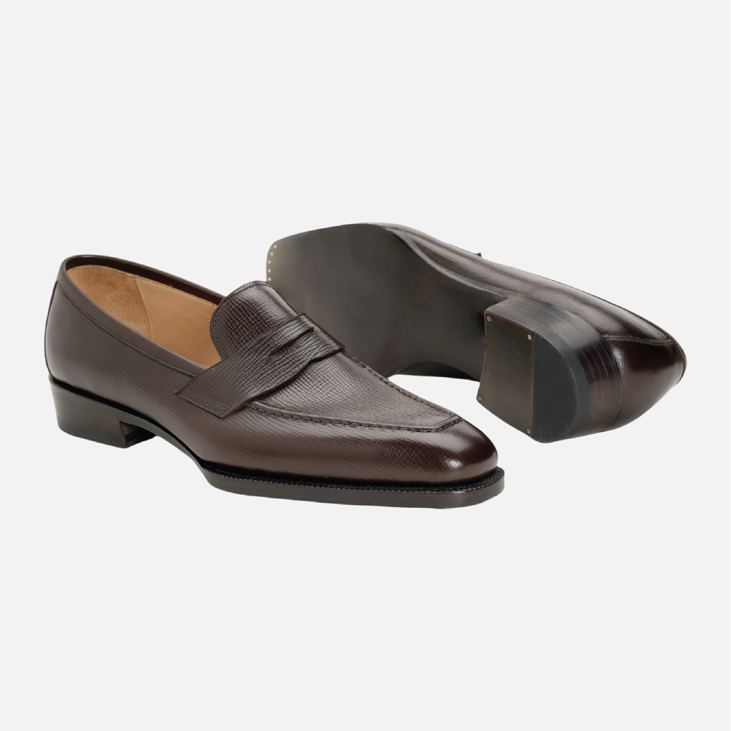 Loafers Designer Sale LOF51D1 Calf Grain Loafers