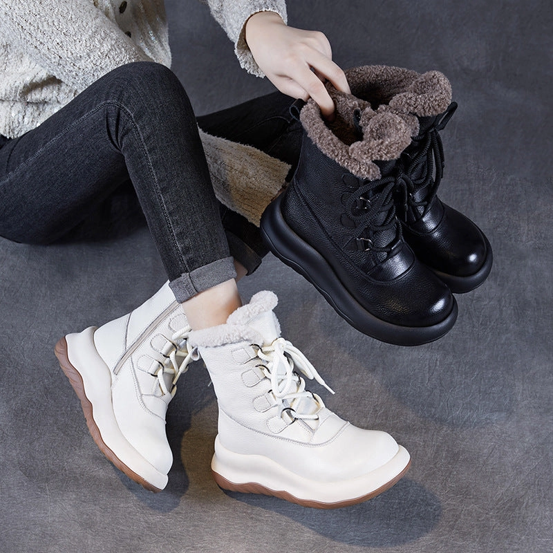 Ugg Snow Boots Adirondack Ii Women Minimalism Fashion Leather Mid-Calf Snow Boots