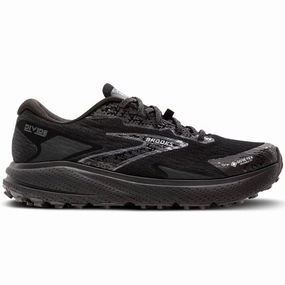 Xa Pro 3d Trail-running Shoes Women's Brooks Divide 5 GTX, Black/Alloy/Primer Grey, 6 B Medium