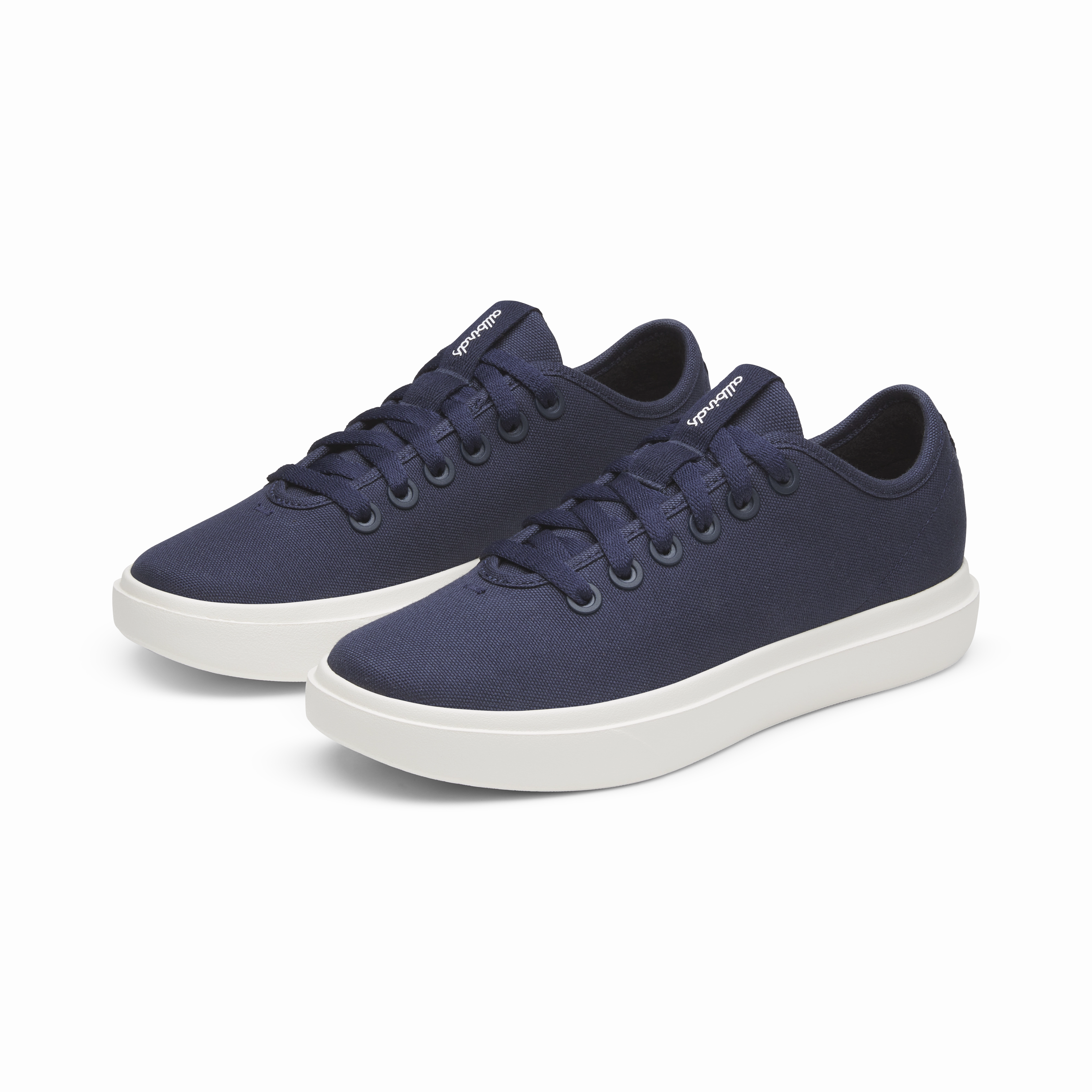 Women's Canvas Piper - Deep Navy (Natural White Sole) Shoes To Wear With Long Casual Dresses