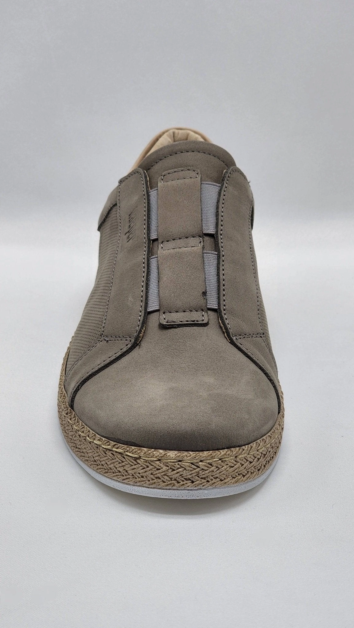 Women's Lifestyle Slip-On Leather Sneakers- Beige Twisted X Slip On