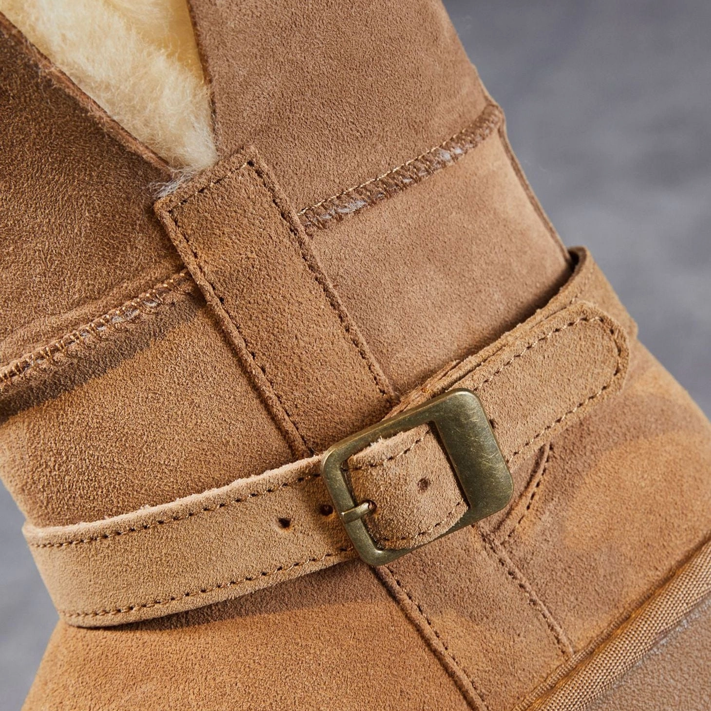 Kamik Vs Sorel Snow Boots Women's Retro Suede Winter Mid-Calf Snow Boots