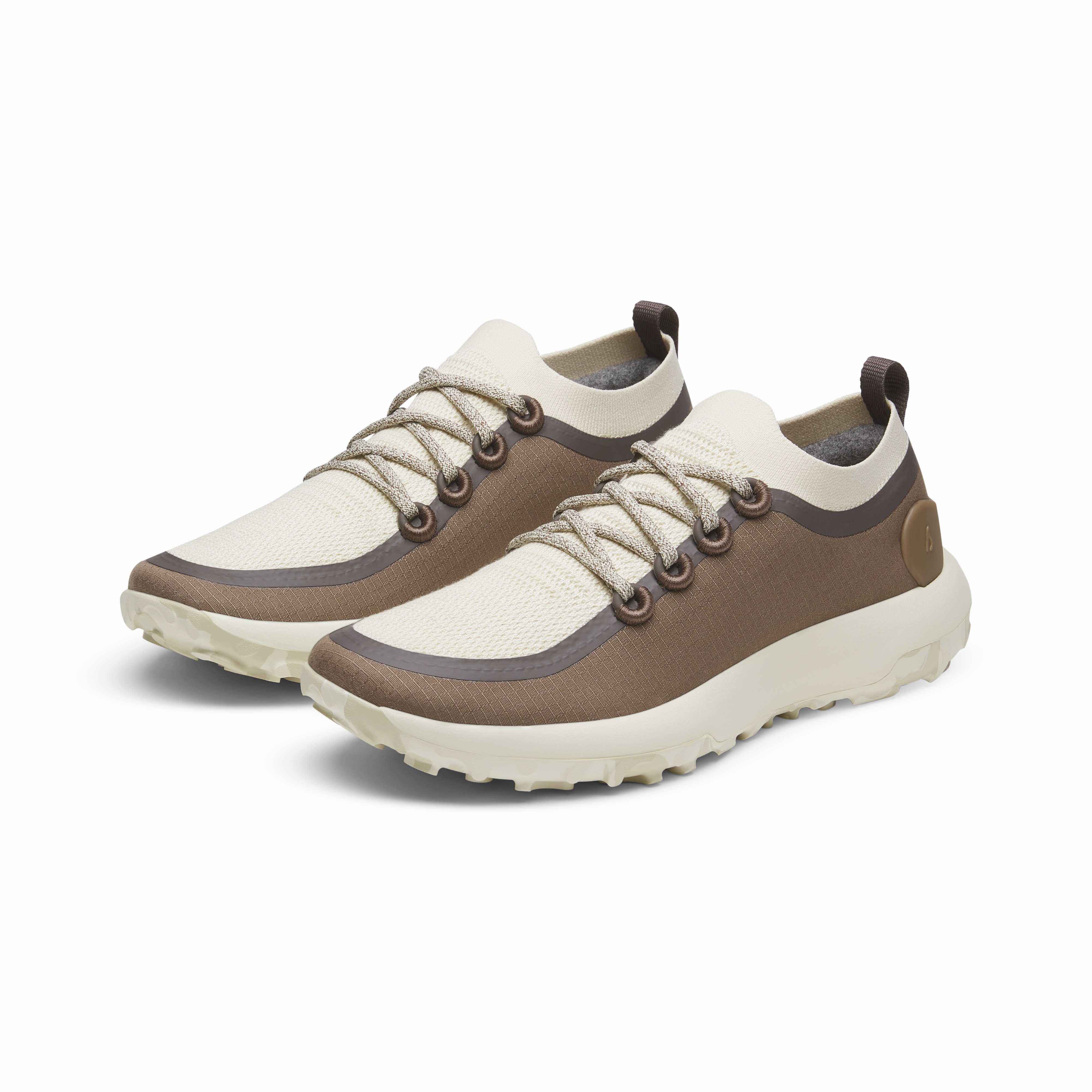 Women's Trail Runner - Hazy Cocoa/Dark Cocoa (Stony Cream Sole) Stiff Trail Running Shoes