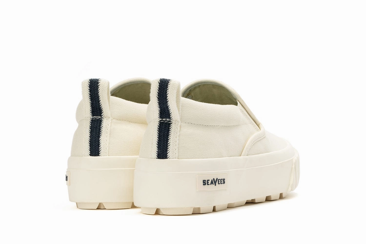 Cream Casual Shoes Womens - Fairfax Lug Slip On Platform - White