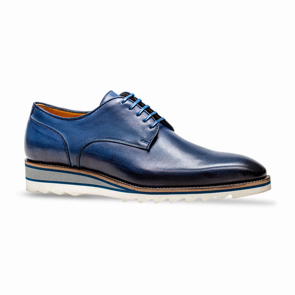 AMBERES SPORT JEANS LACE UP Derby Shoes On Feet