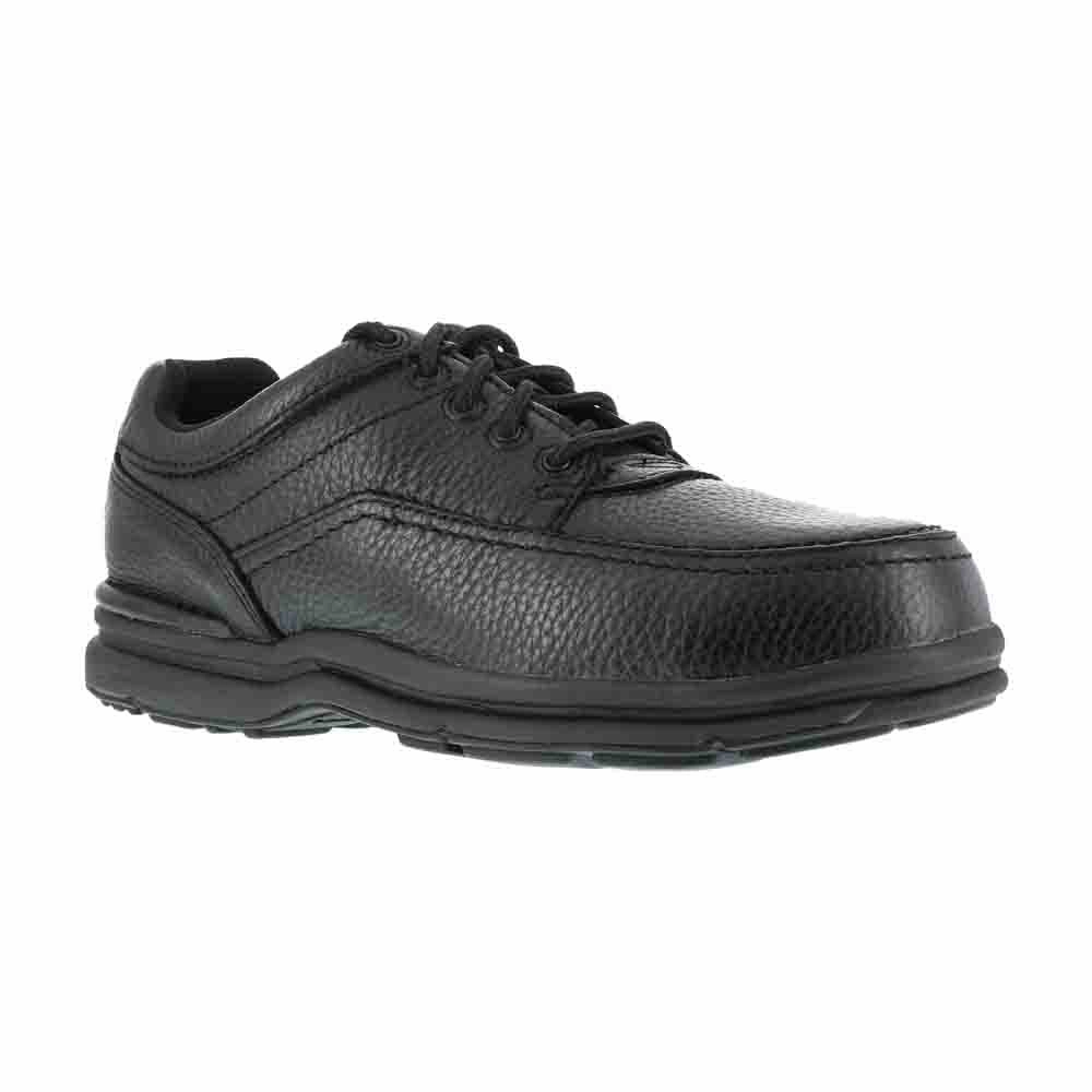 Flat Sole Oxfords World Tour Slip Resistant Steel Toe Work Shoes