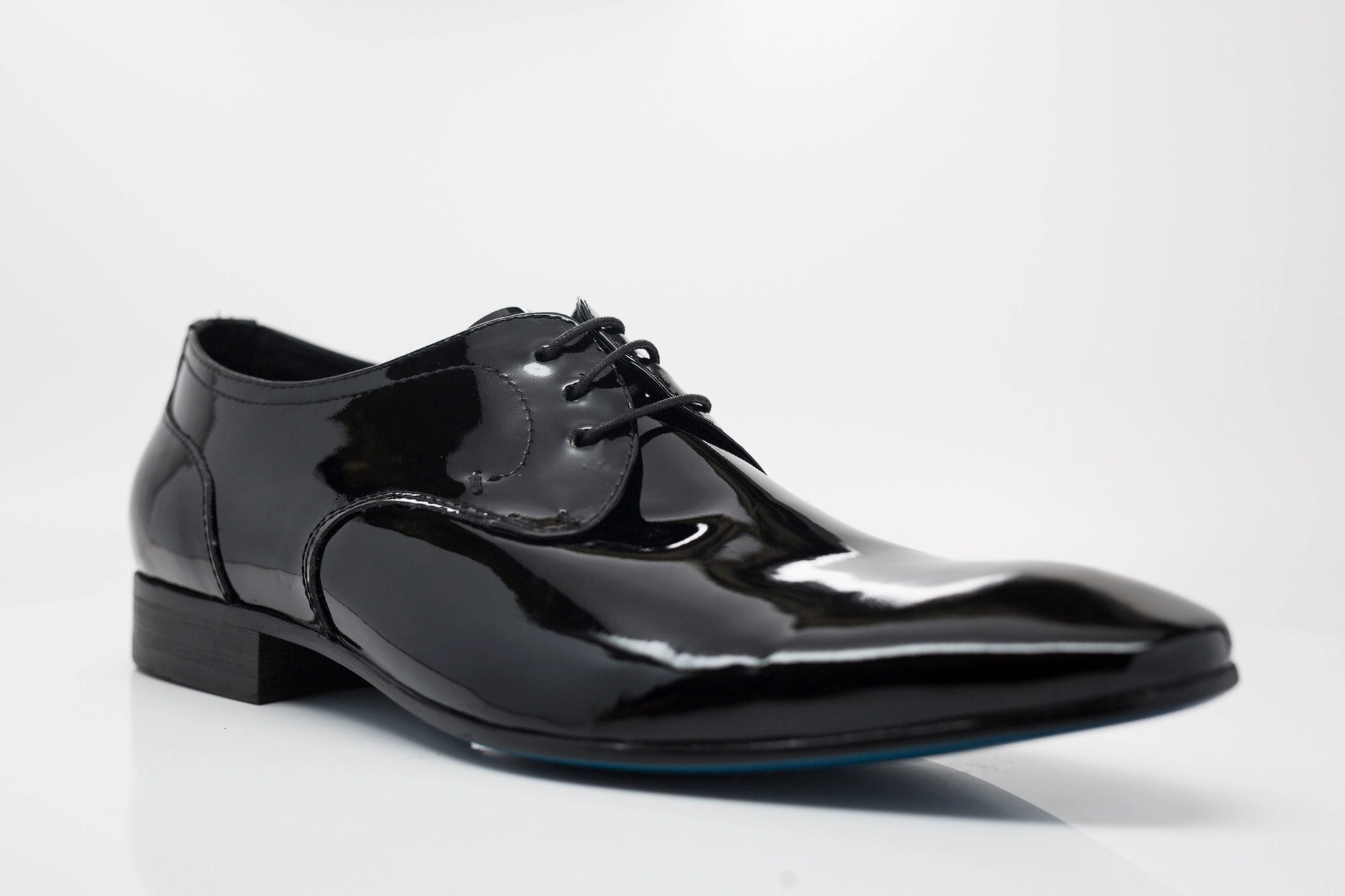 Patent Leather Lace-Up Oxford Black Garson Oxfords