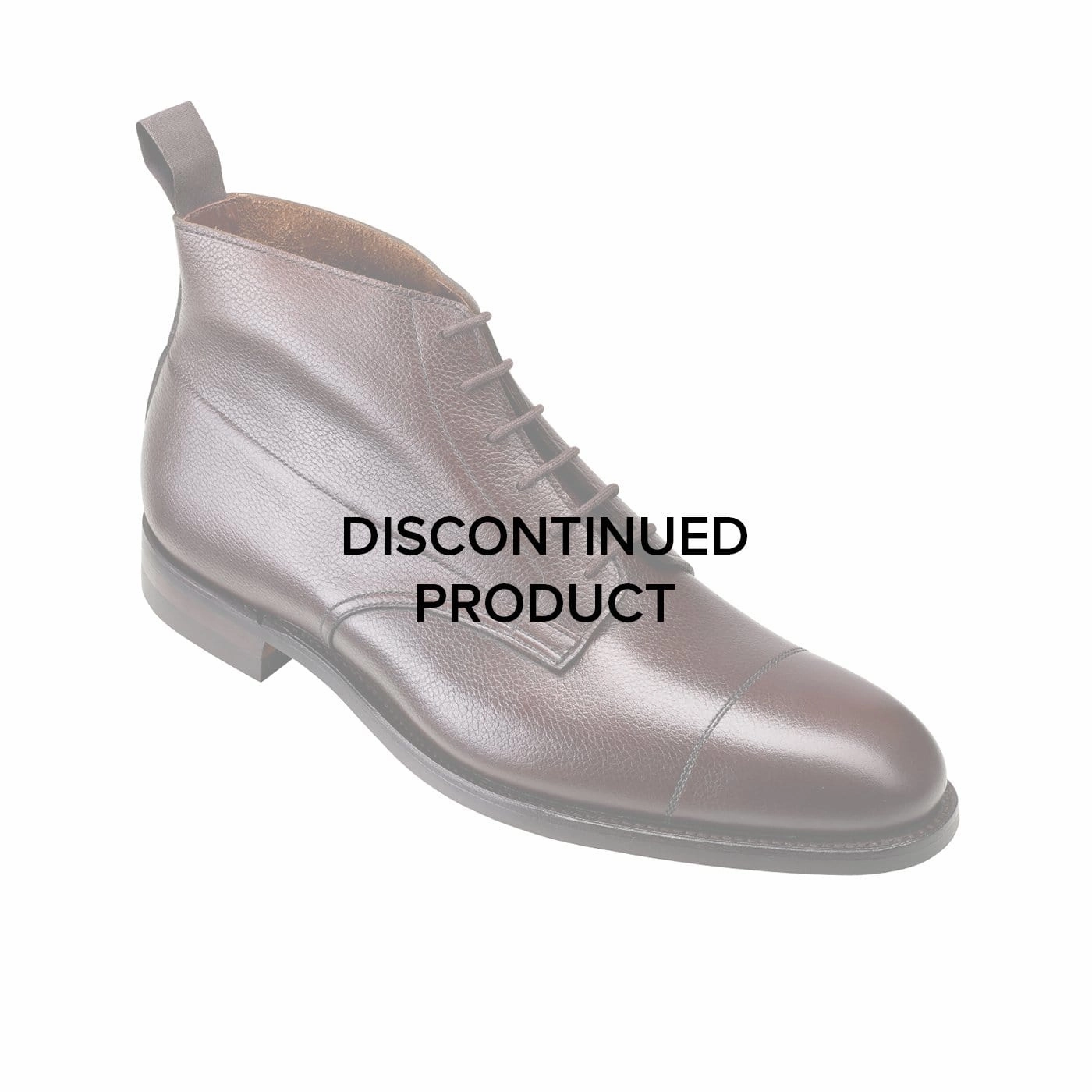 Travel Derby Shoe Wye Dark Brown Pebble Grain