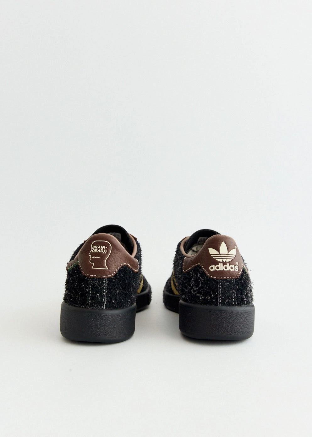 x Brain Dead Forest Hills 'Core Black' Sneakers Split Sole Tennis Shoes