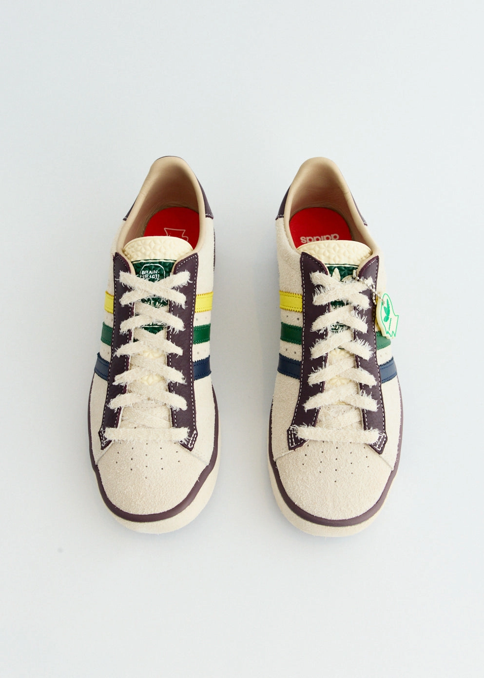 x Brain Dead Forest Hills 'Cream White' Sneakers Vegan Tennis Shoes