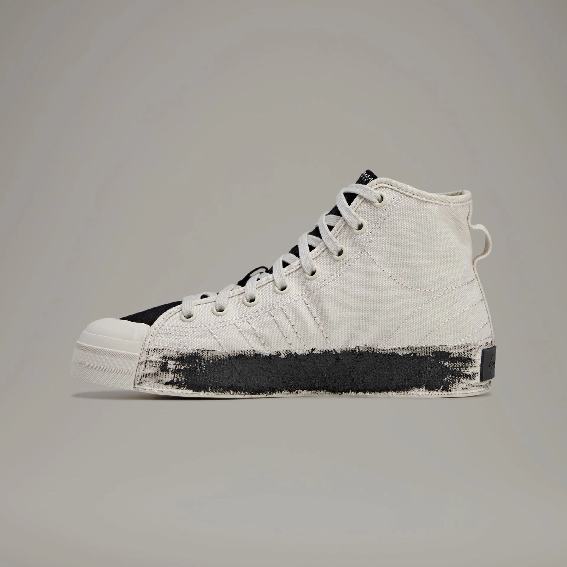 Y-3 NIZZA HI - Grey Cairo Leather Casual Shoes