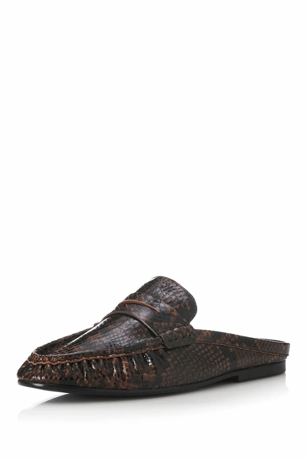 Dr Martens Penny Loafers Ivy Choc Snake