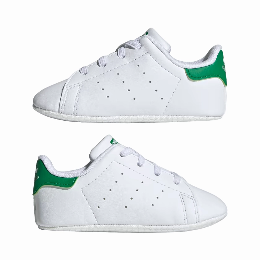 Adidas scarpa da culla da bambino Stan Smith Crib FY7890 bianco verde Sketcher Tennis Shoe